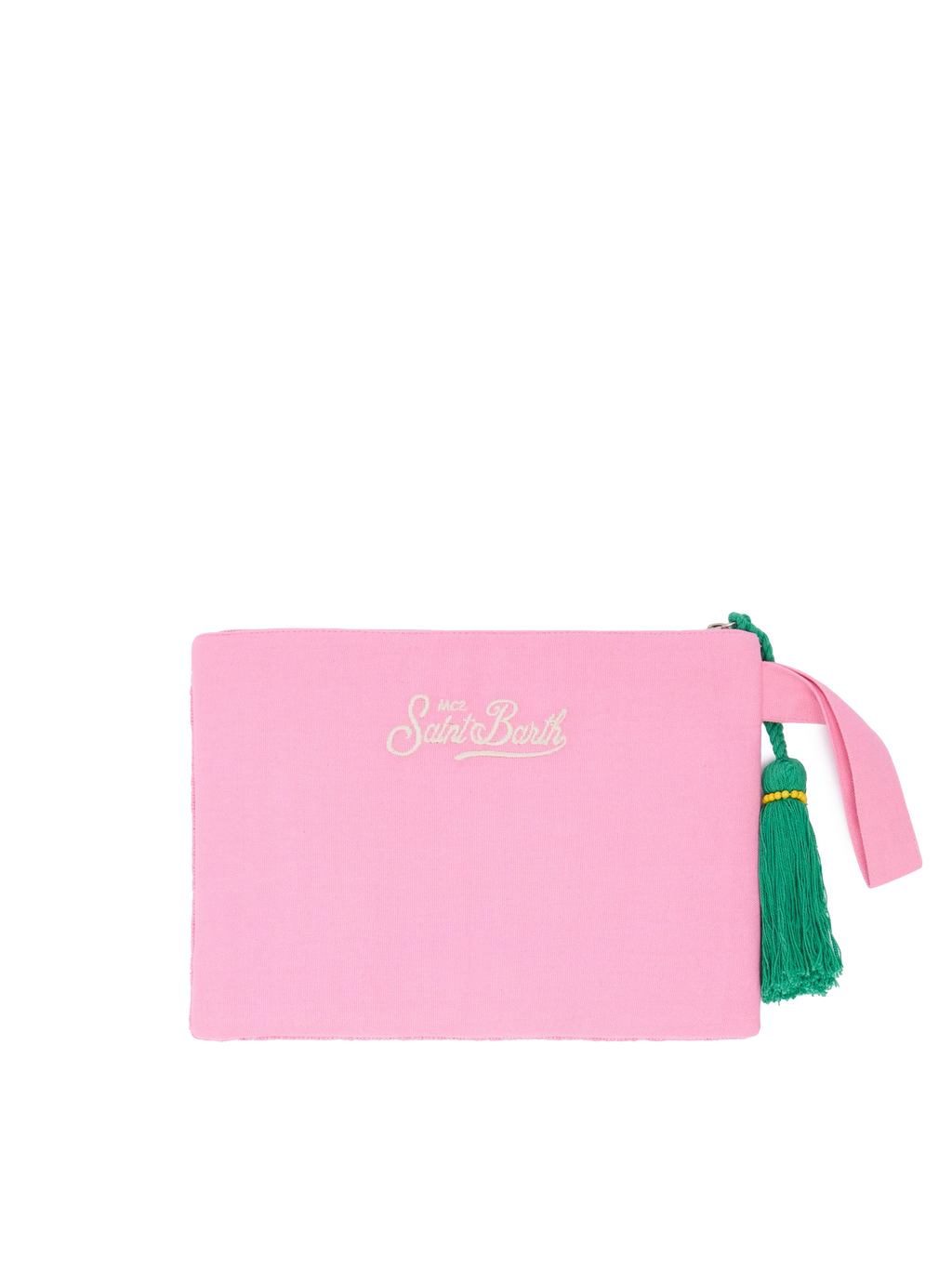 Pearl Pouch con design cartolina Forte dei Marmi  in perline