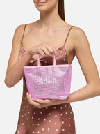 Strass Mini Bag con strass rosa