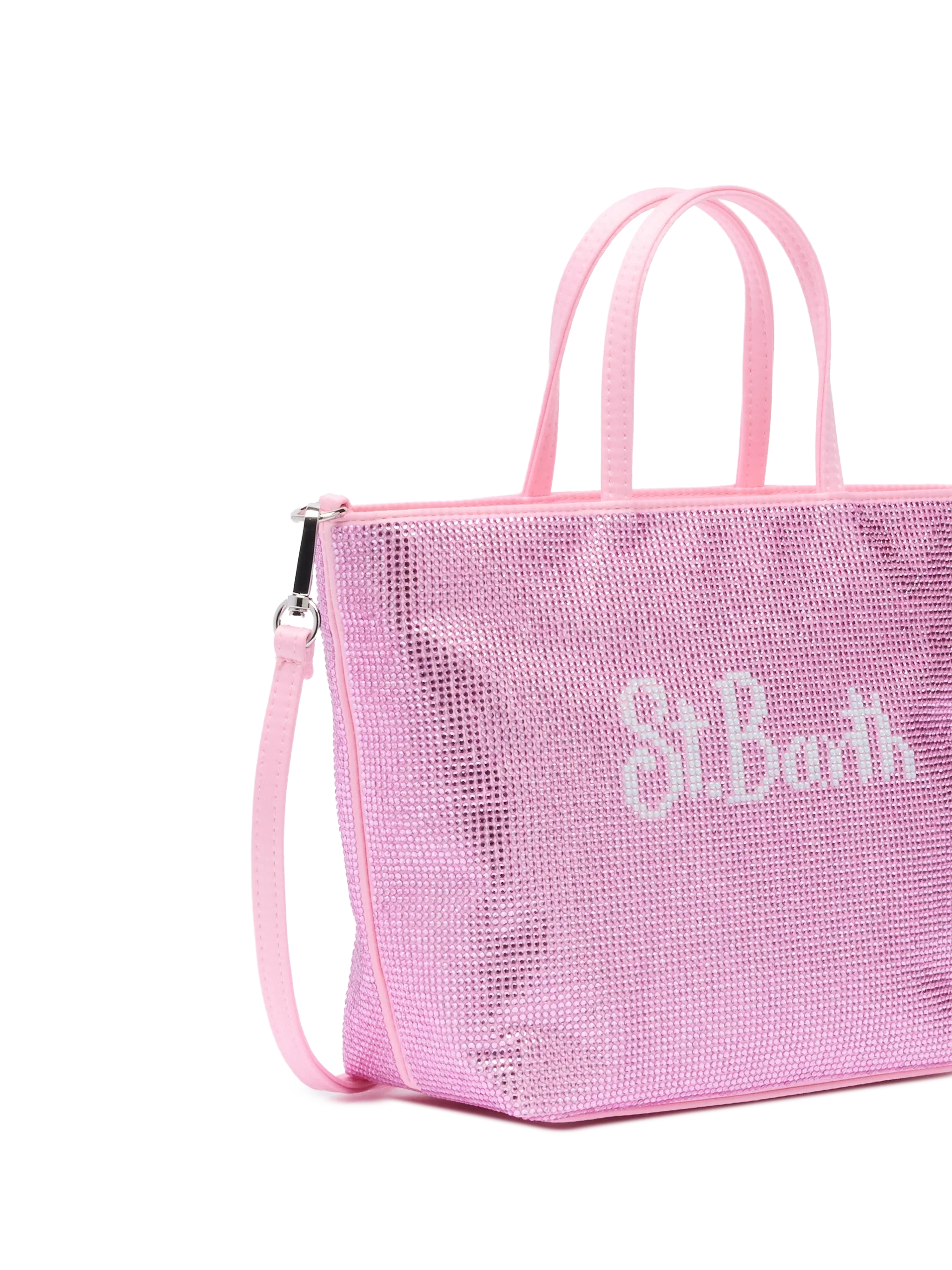 Strass Mini Bag con strass rosa