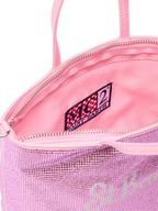 Strass Mini Bag con strass rosa