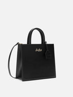 Borsa Shop Bag Midi pelle nera
