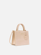 Borsa Shop Bag Mini suede beige