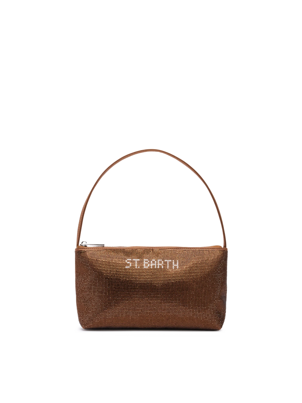 Mini Bag Strassy con strass marroni
