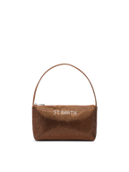 Mini Bag Strassy con strass marroni