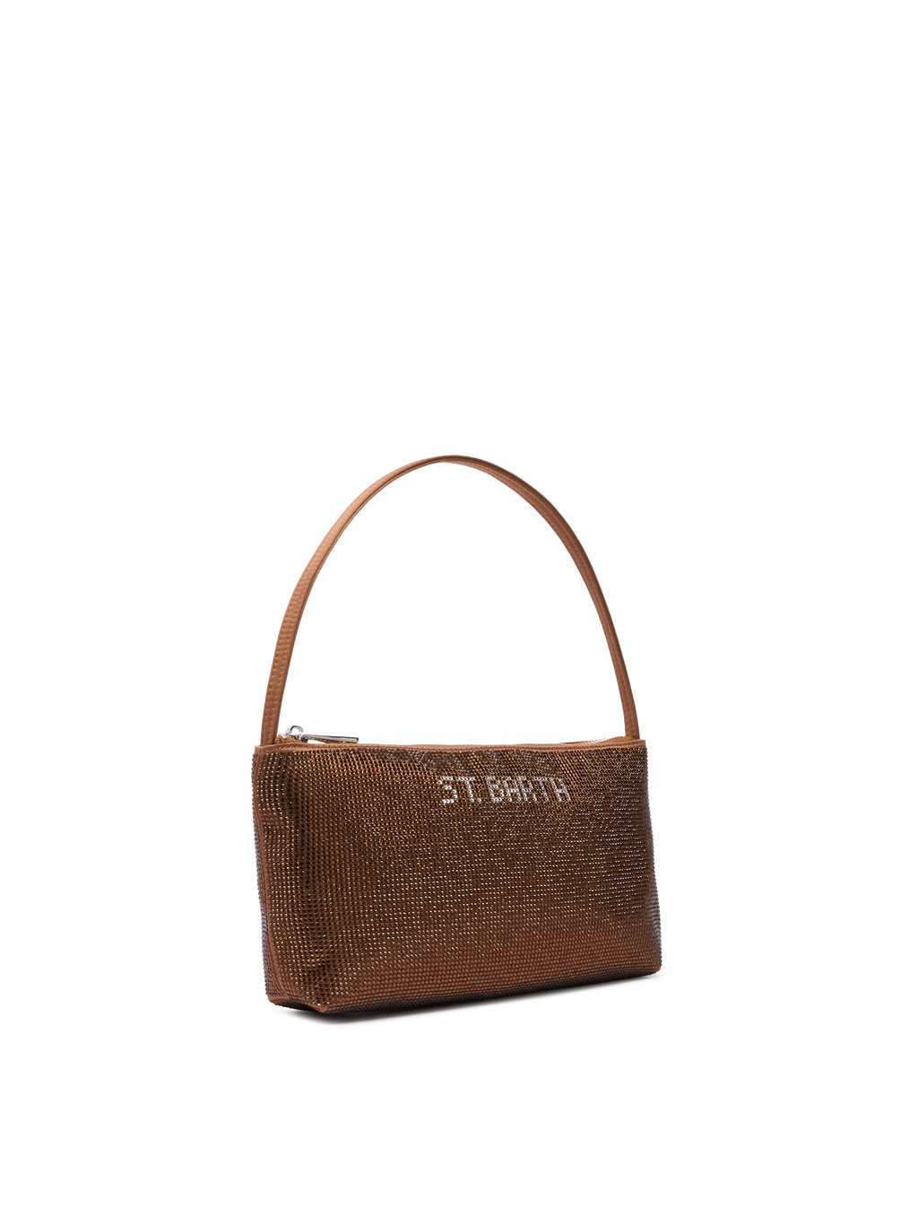 Mini Bag Strassy con strass marroni
