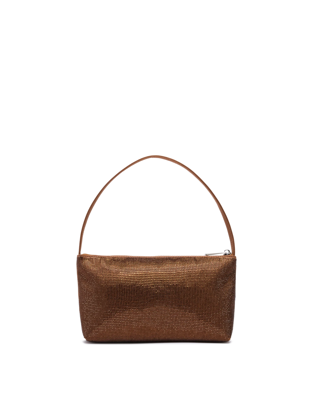 Mini Bag Strassy con strass marroni