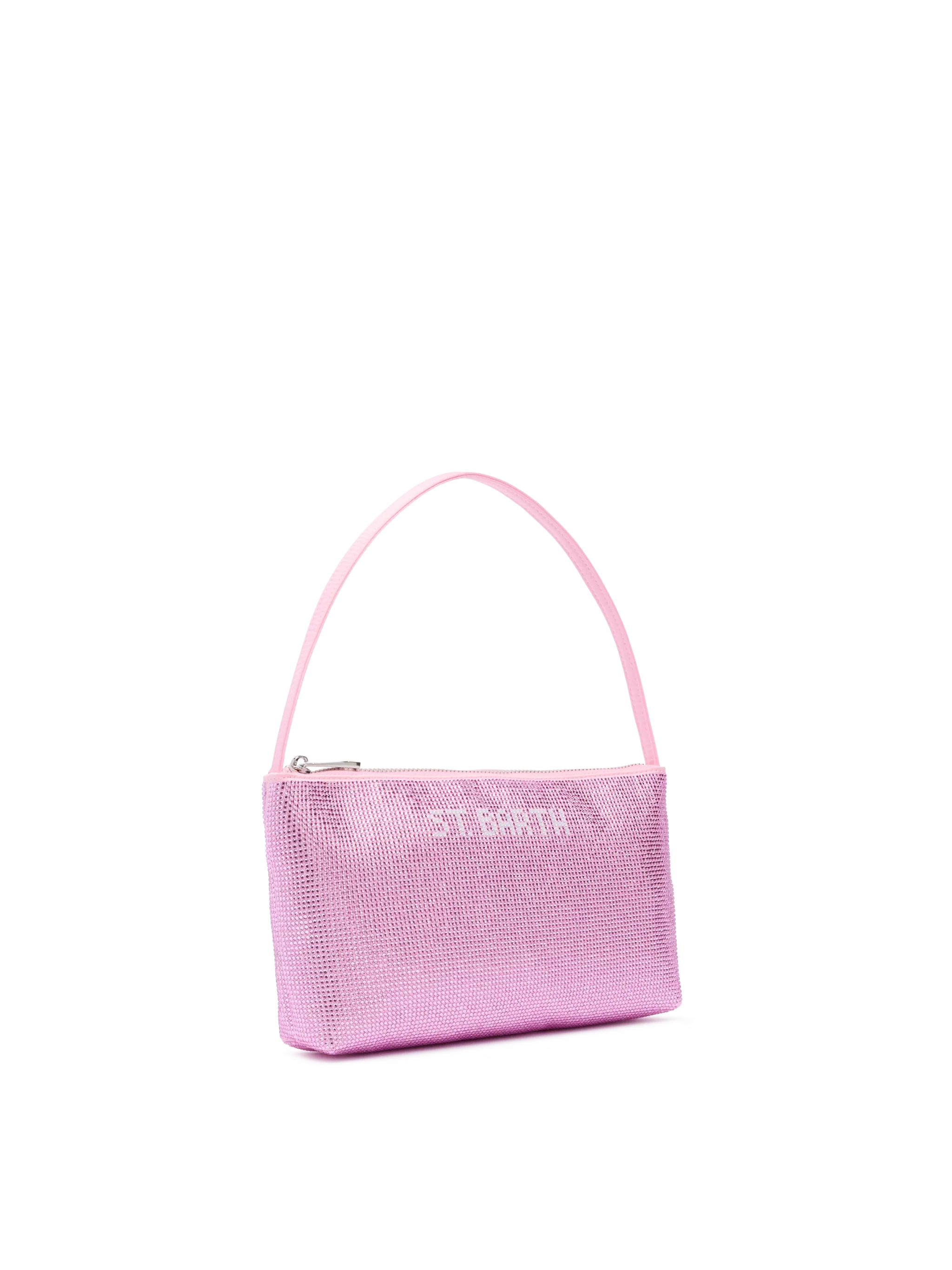 Mini Bag Strassy con strass rosa