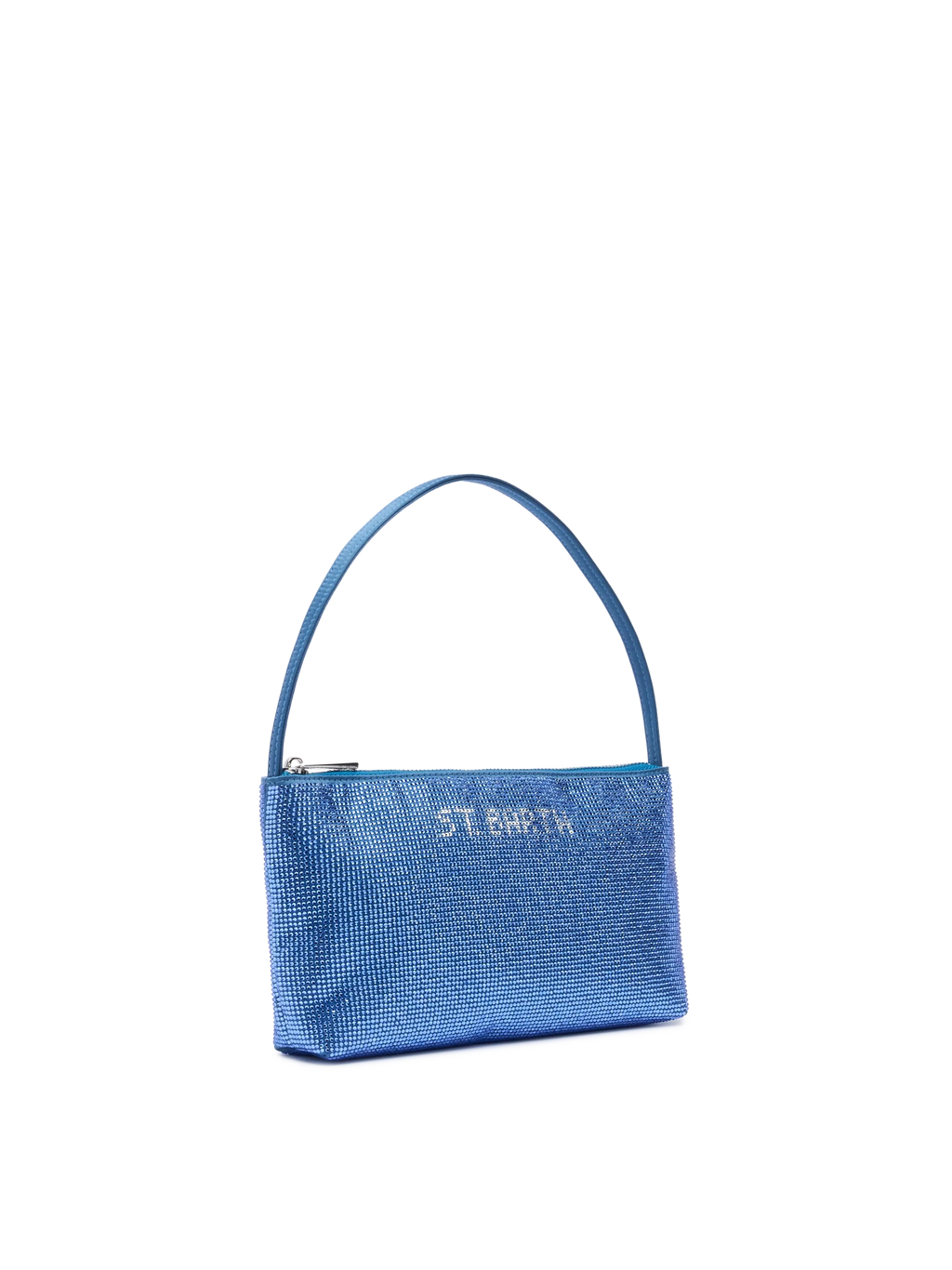 Mini Bag Strassy con strass blu avio