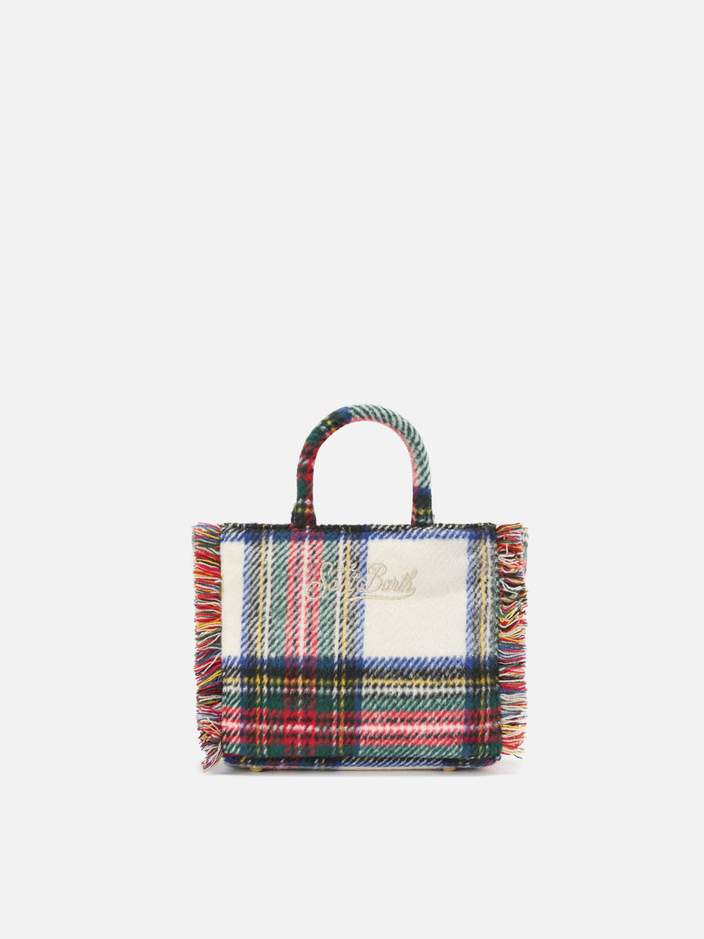 Borsa Vanity Mini Wool tartan