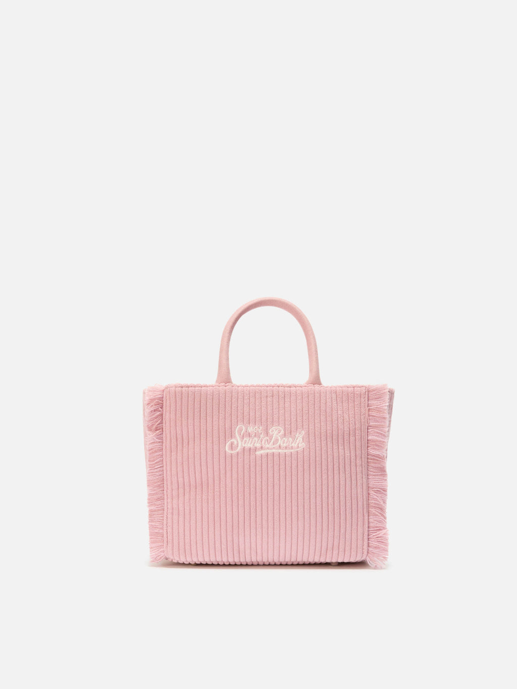 Borsa Vanity Mini Corduroy rosa