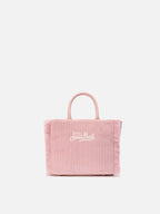 Borsa Vanity Mini Corduroy rosa