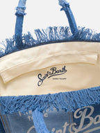 Borsa Vanity regular in denim patchwork