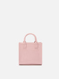 Borsa a spalla Vanity Bag Mini in pelle martellata rosa