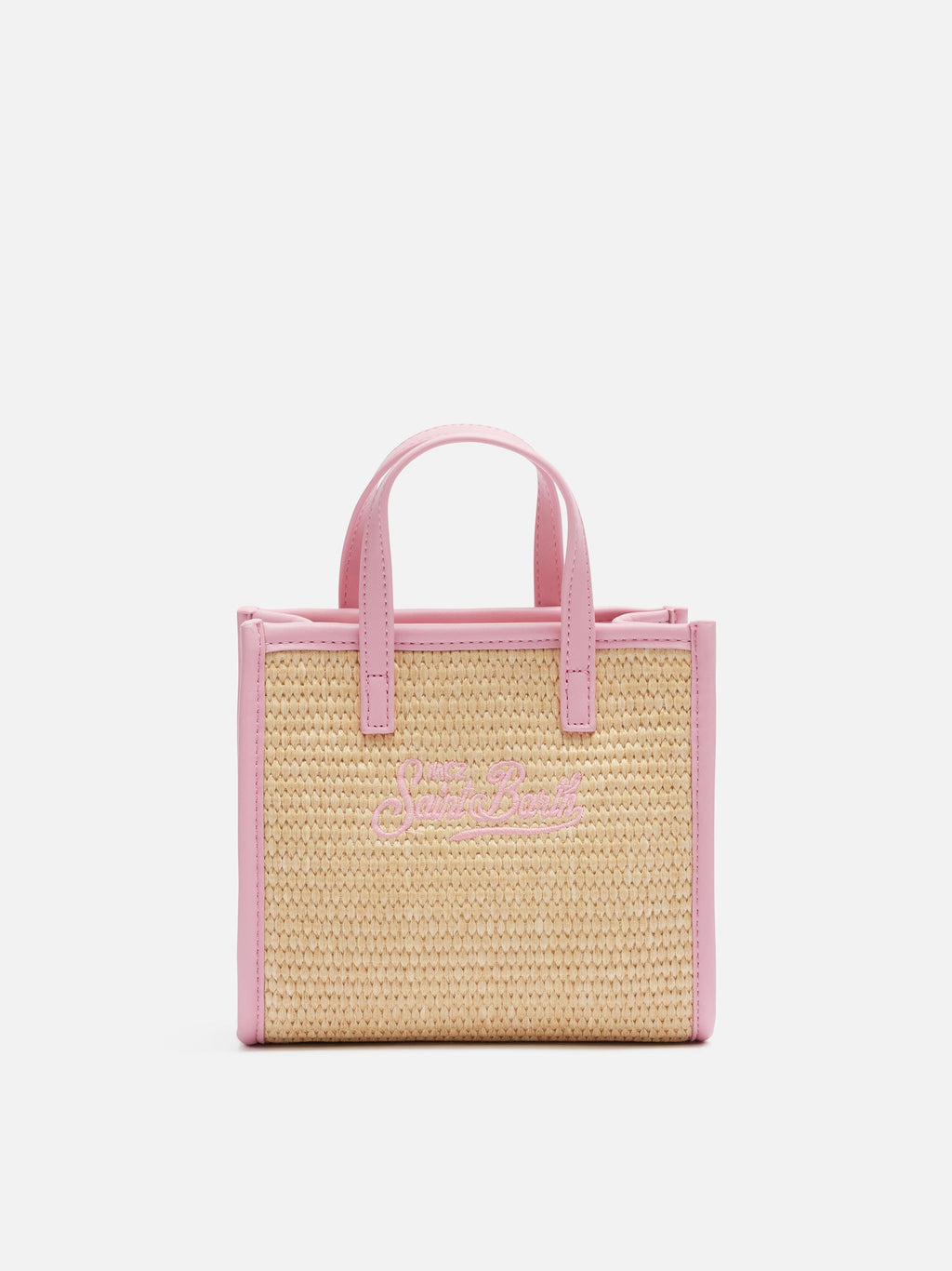 Borsa Vivian Mini Straw beige effetto paglia