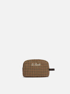 Vanity case Westwood Wool in misto lana pied de poule