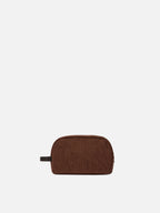 Vanity case Westwood Corduroy in velluto a coste marrone