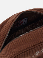 Vanity case Westwood Corduroy in velluto a coste marrone