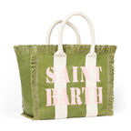 Borsa a spalla Vanity in canvas con stampa logo