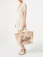 Borsa a spalla Vanity Sponge in spugna marrone